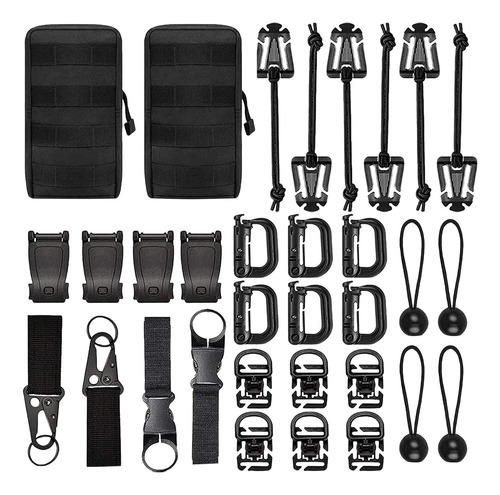 Molle Accessory Set D-rings Bag Waist Bag