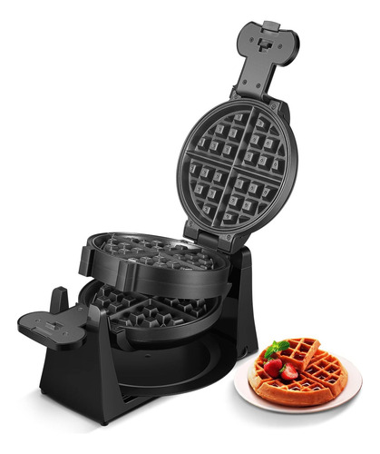 Waffle Maker, Waffle Belga Waffle De Hierro 180° Flip Waffle