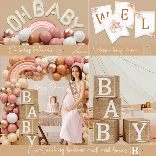 Decoraciones Bohemio Para Baby Shower En Hycsanbao Un Pequeñ