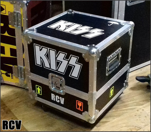 Estuche Kiss Flightcase Anvil Para Vinilos Discos