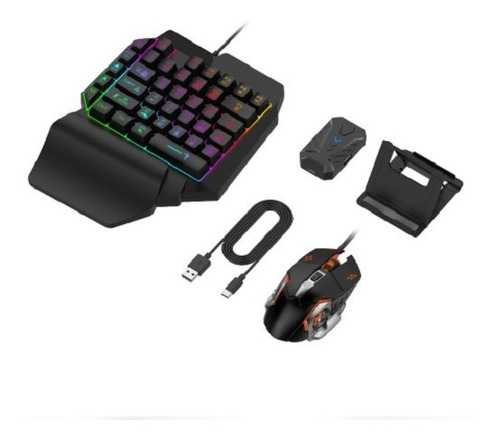 Adaptador Gamer Mix Pro Mouse Teclado Y Soporte Android Ios