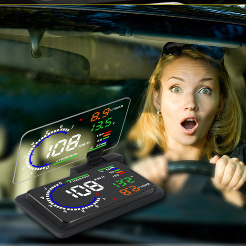 Proyector De Navegación Para Automóvil Con Pantalla Hud Up,