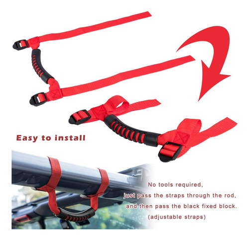 4 X Roll Bar Agarre Mango For Jeep Yj