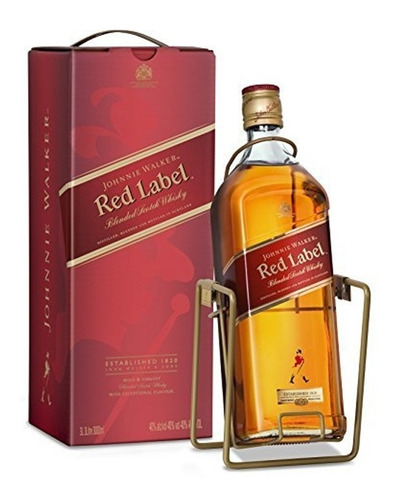 Whisky Johnnie Walker Magnum 3 Litros Con Volcador Hamaca