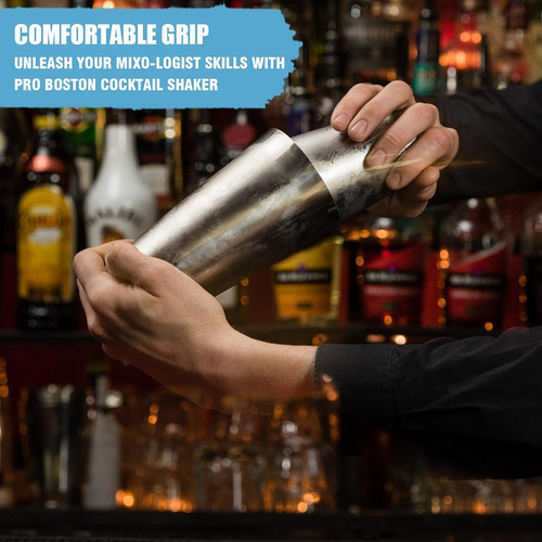 Coctelera Boston Shaker Lata 28 Oz + Lata 18 Oz Bartender