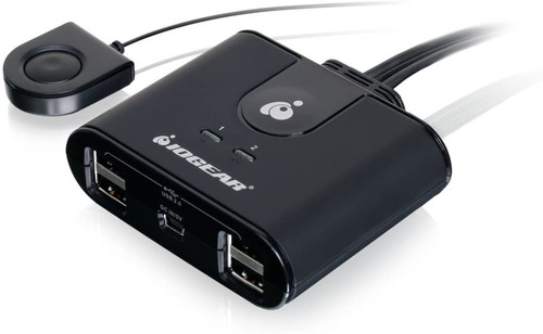 Interruptor Para Compartir Perifericos Usb 2.0 De 4 Puertos