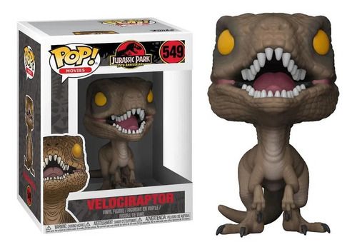 Muñeca Funko Pop Movie Velociraptor 549 de Jurassic Park Movie