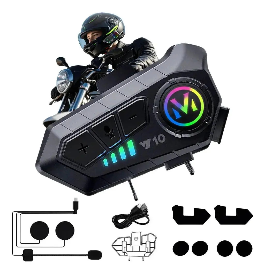 Intercomunicador Casco Bluetooth Moto Manos Libres Mr Ituz