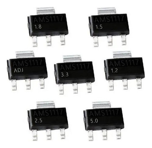 Regulador De Voltage Smd Ams1117 (par)