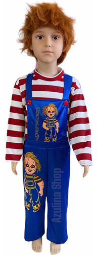 Azulina Disfraz De Chucky Muñeco Diabolico Clasico Halloween