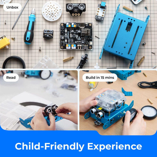 Robot Mbot Explorer Makeblock De Metal Para Armar Niños Personaje Color