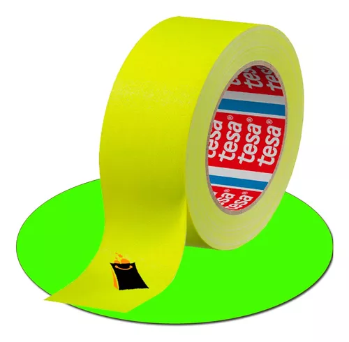 Cinta De Tela Fluorescente 48 mm X 22,8 Metros Verde Pro-Gaff