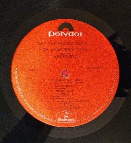 Lp Arpeggio Let The Music Play For Ever And Ever Importado (Usado)