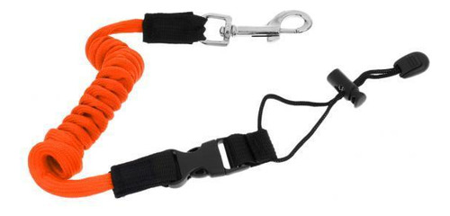 2 Ajustable Kayak Rod Leash Fishing Pole Paddle Naranja