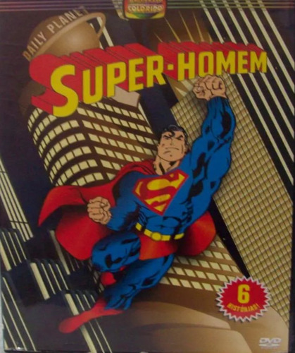 Dvd - Super Homem Desenho - 6 Histórias