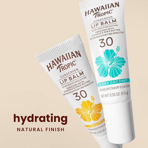 Protector Solar Labial Hawaiian Tropic Fps 30, Sabor A Coco