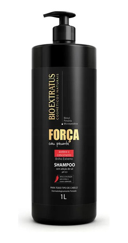 Shampoo  Força Com Pimenta 1000 Ml Bio Extratus K503