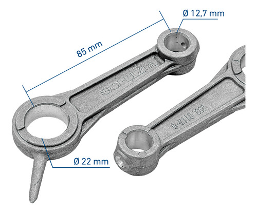 Conjunto De Bielas P/ Compressor Schulz Pratic Air Csv 10