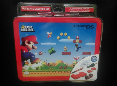 Ultimate Starter Kit Super Mario Bros Nintendo Ds Lunchera 