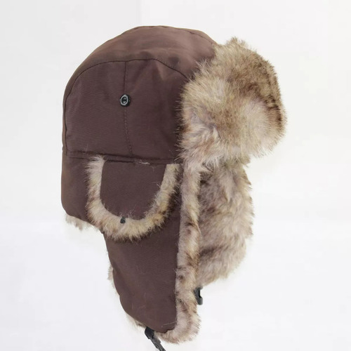 Gorra De Invierno De Estilo Ruso Antiguo Con Orejera.