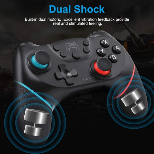 Controlador Inalámbrico Para Nintendo Switch Con Turbo