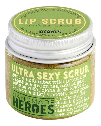 Exfoliante Labial Natural Y Vegano Matcha Handmade Heroes