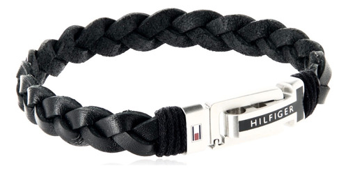 Tommy Hilfiger  Pulsera De Cuero Trenzado, Hombre.original.