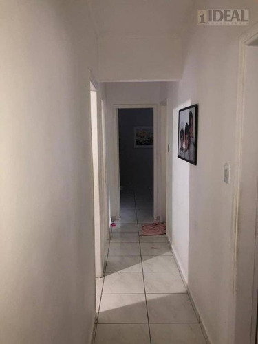 Apartamento À Venda, 95 M² Por R$ 460.000,00 - Pompéia - Santos/sp - Ap3133