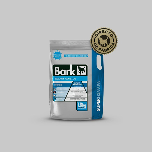 Imagen 1 de 3 de Croquetas Para Perro Súper Premium Bark Adulto 1.8kg