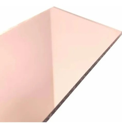 Acrílico Espejo Rose Gold De 3 Mm 40 X 40 Cms