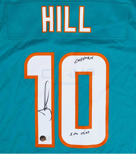 Jersey Autografiado Tyreek Hill Miami Dolphins Nike Game Nfl