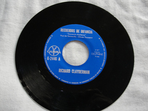 Richard Clayderman-recuerdos De Infancia-vinil De 45 (nuevo) (Usado)