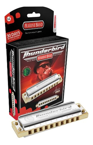 Hohner Inc M2011bxl-una Banda Armónica Thunderbird Armónica