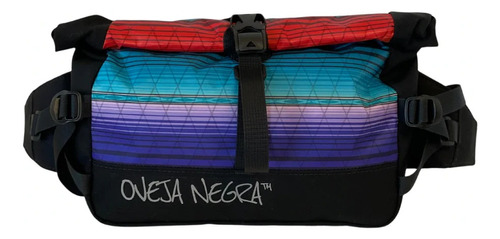 Cangurera Royale Hip Pack De Oveja Negra Bikepacking Color Serape Diseño De La Tela Liso