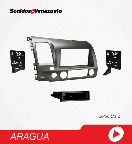 Adaptador 1 Y 2 Dim Para Honda Civic Emotion 2006 - 2011