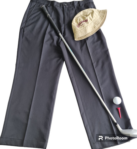 Pantalón De Golf adidas Talle 36x34 Gris Climalite