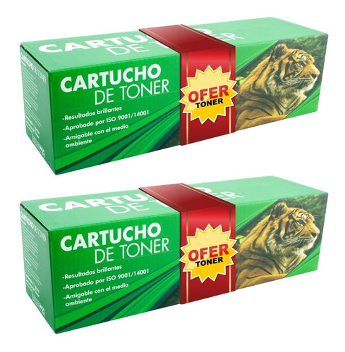 2 Pza Ce505a Toner Tigre 05a Compatible Con P2035n