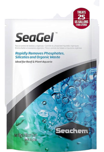 Seachem Seagel 100ml Remueve Silicatos Y Fosfatos 