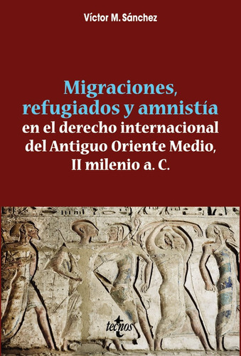 Migraciones, Refugiados Y Amnistia En El Derecho Internacional Del Antiguo Oriente Medio, Ii Milenio, De Sánchez, Víctor M.. Editorial Tecnos, Tapa Blanda En Español