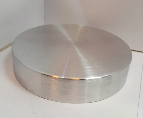 Molde De Quesillo De Aluminio Con Tapa 14 Cm