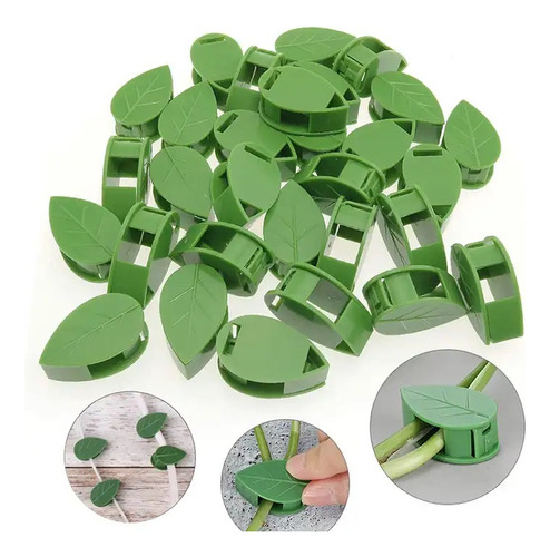 Set 10 Clips Adhesivos Guia Tutor Para Plantas Con Pegamento