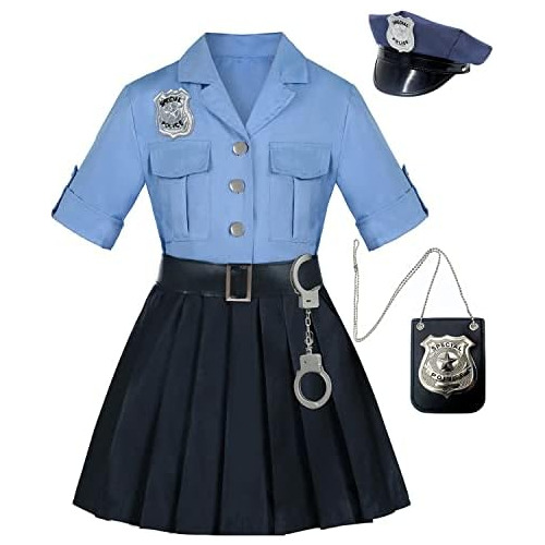 Disfraz De Oficial De Policía Niñas, Atuendo De Polic...