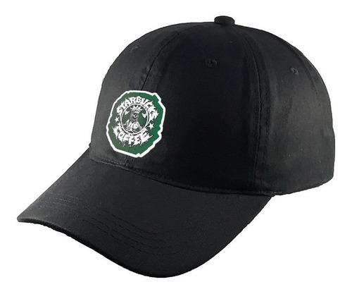 Gorra Clasica Algodón Negra Café Logo R224