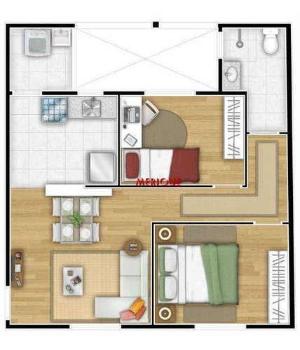 Imagem 20 de 22 de Sobrado Com 2 Dormitórios À Venda, 51 M² Por R$ 237.500,00 - Jardim Benfica - São Paulo/sp - So0067