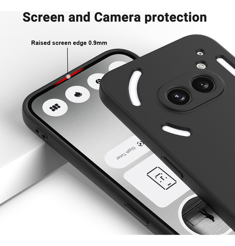 Funda De Silicona Para Nothing Phone 2a Plus 3a Pro Cmf Phone 1, Cordón De Lujo Al Tacto De La Piel, Ultrafina Y Suave, Anticaída