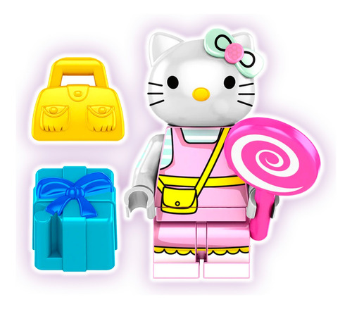 Minifiguras Cartoon Hello Kitty Sanrio Os Gamer 