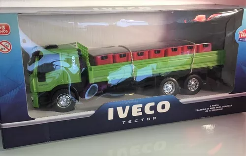 Caminhão Iveco Tector Dropside - Brinquedo réplica miniaturizada