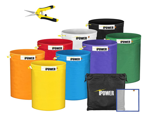 Ipower 8 Bolsa Burbuja 5 Galon Kit Podadora Manual 6.5 