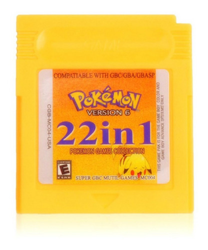 Juego Multi 22 En 1 Pokemon Gameboy Color Y Game Boy Classic