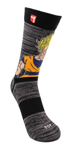 Imagen 2 de 4 de Calcetines Algodón Pack 2 Dragon Ball Z - Goku C1 Top